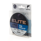 Aukla pītā Salmo Elite X4 BRAID Dark Gray 125