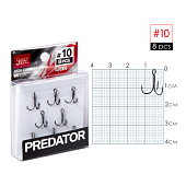 Āķi trīsžuburu Lucky John PREDATOR LJH234