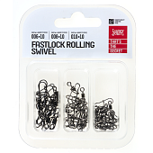 Komplekts Lucky John Pro Series FASTLOCK ROLLING SWIVEL COMBO