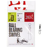 Karabīnes ar griezuli Lucky John BALL BEARING SWIVEL