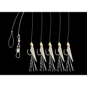 Jūras sistēma Aquantic REAL SKIN HERRING RIG #8 Natural