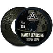 Aukla pītā Anaconda SUPER SOFT MAMBA LEADERCORE 20m/35lb